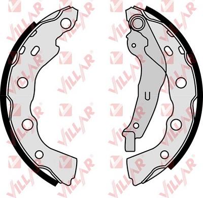 Villar 629.0866 - Set saboti frana aaoparts.ro