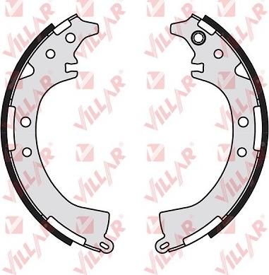 Villar 629.0828 - Set saboti frana aaoparts.ro