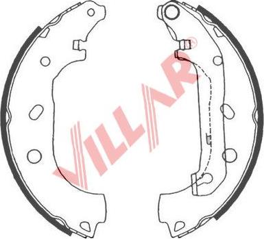 Villar 629.0823 - Set saboti frana aaoparts.ro