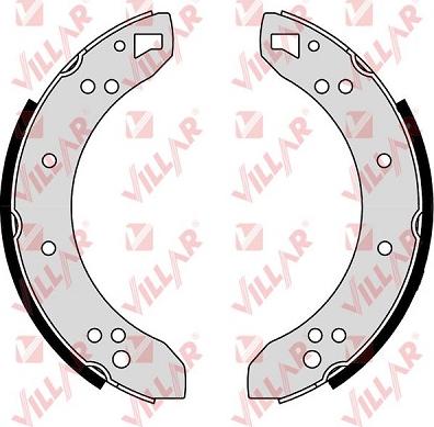 Villar 629.0305 - Set saboti frana aaoparts.ro
