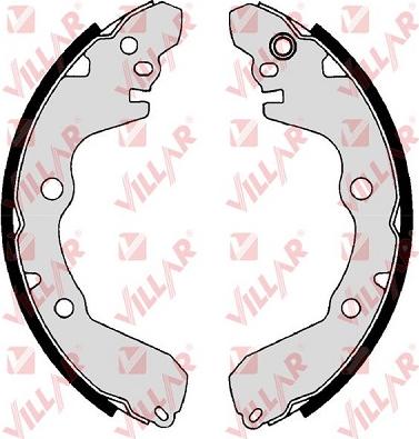 Villar 629.0310 - Set saboti frana aaoparts.ro