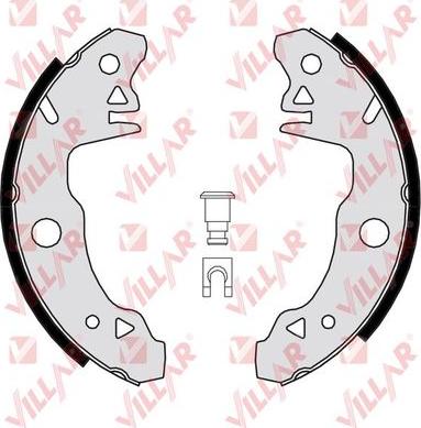 Villar 629.0338 - Set saboti frana aaoparts.ro
