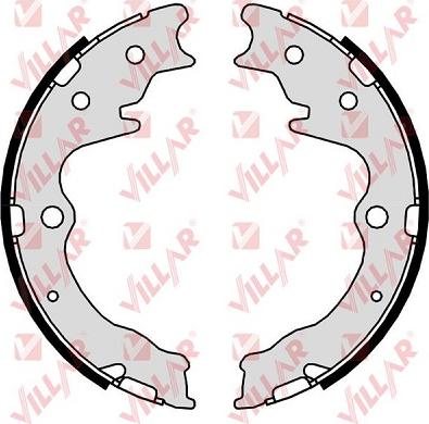 Villar 629.0296 - Set saboti frana, frana de mana aaoparts.ro