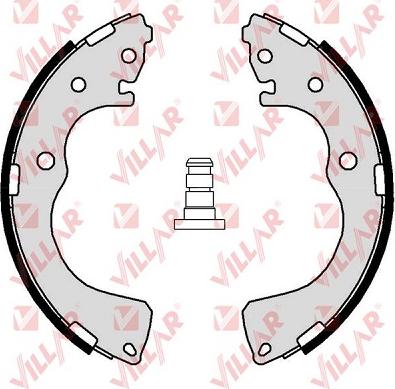 Villar 629.0293 - Set saboti frana aaoparts.ro