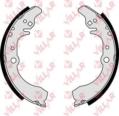 Villar 629.0214 - Set saboti frana aaoparts.ro