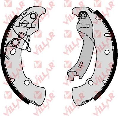Villar 629.0217 - Set saboti frana aaoparts.ro