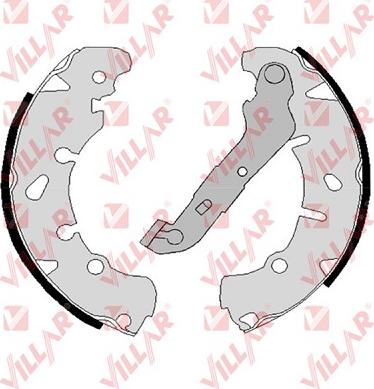 Villar 629.0237 - Set saboti frana aaoparts.ro