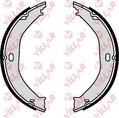 Villar 629.0279 - Set saboti frana, frana de mana aaoparts.ro