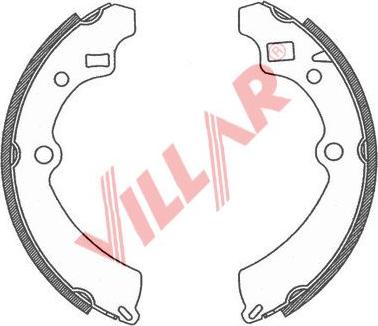 Villar 629.0765 - Set saboti frana aaoparts.ro