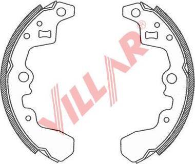 Villar 629.0773 - Set saboti frana aaoparts.ro
