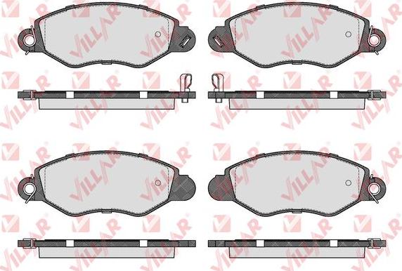Villar 626.0994 - Set placute frana,frana disc aaoparts.ro