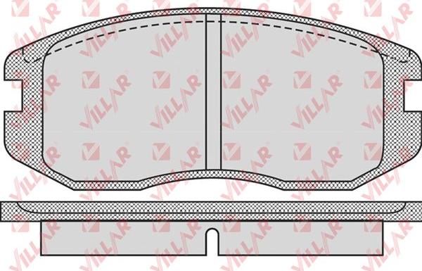 Villar 626.0932 - Set placute frana,frana disc aaoparts.ro