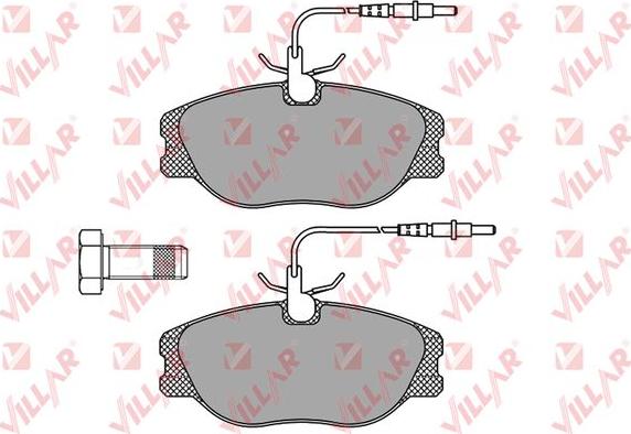 Villar 626.0498 - Set placute frana,frana disc aaoparts.ro