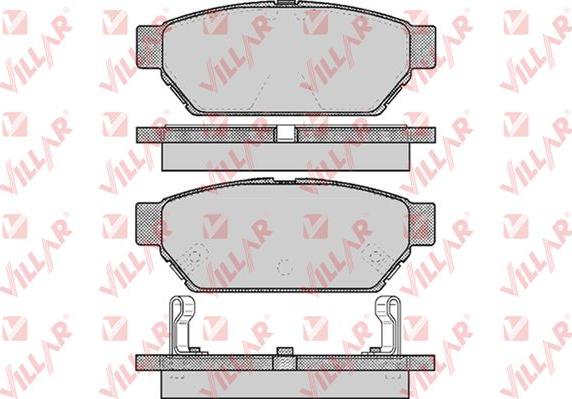 Villar 626.0547 - Set placute frana,frana disc aaoparts.ro