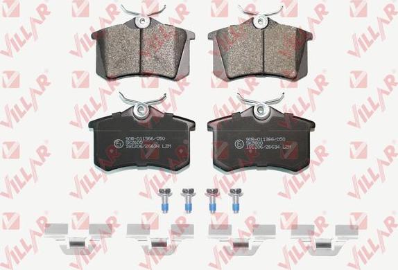 Villar 626.0634K - Set placute frana,frana disc aaoparts.ro