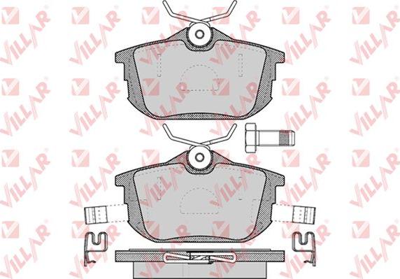 Villar 626.0621 - Set placute frana,frana disc aaoparts.ro