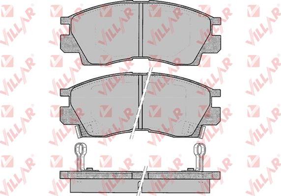 Villar 626.0042 - Set placute frana,frana disc aaoparts.ro