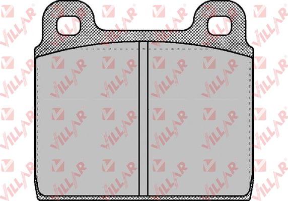 Villar 626.0027 - Set placute frana,frana disc aaoparts.ro