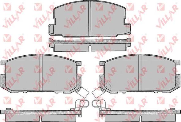 Villar 626.0070 - Set placute frana,frana disc aaoparts.ro