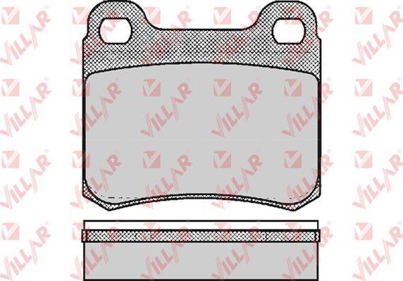 Villar 626.0181 - Set placute frana,frana disc aaoparts.ro