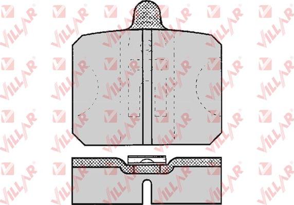 Villar 626.0170 - Set placute frana,frana disc aaoparts.ro