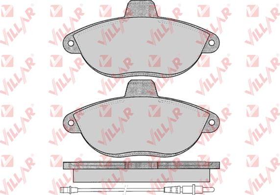 Villar 626.0346 - Set placute frana,frana disc aaoparts.ro