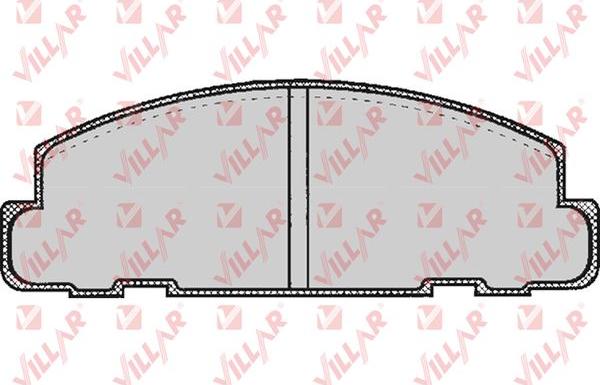 Villar 626.0267 - Set placute frana,frana disc aaoparts.ro