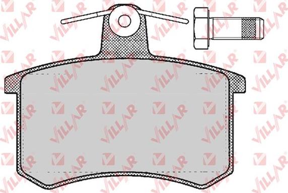 Villar 626.0215 - Set placute frana,frana disc aaoparts.ro