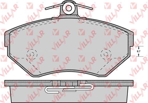 MOPROD MDP1335 - Set placute frana,frana disc aaoparts.ro