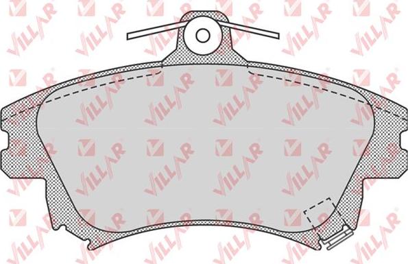Villar 626.0711 - Set placute frana,frana disc aaoparts.ro