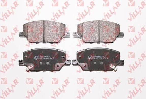 Villar 626.1953 - Set placute frana,frana disc aaoparts.ro