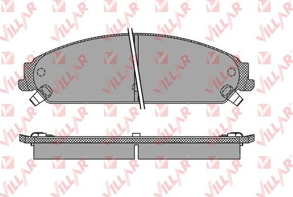 Villar 626.1401 - Set placute frana,frana disc aaoparts.ro