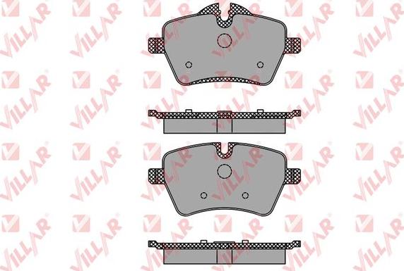 Villar 626.1485 - Set placute frana,frana disc aaoparts.ro