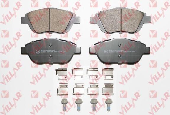 Villar 626.1590K - Set placute frana,frana disc aaoparts.ro