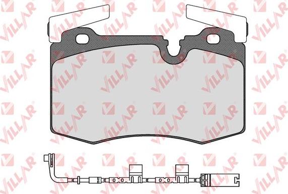 Villar 626.1556A - Set placute frana,frana disc aaoparts.ro