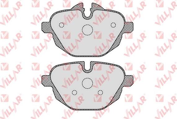 Villar 626.1618 - Set placute frana,frana disc aaoparts.ro