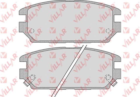 Villar 626.1016 - Set placute frana,frana disc aaoparts.ro