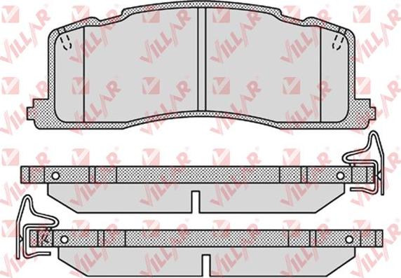 Villar 626.1013 - Set placute frana,frana disc aaoparts.ro