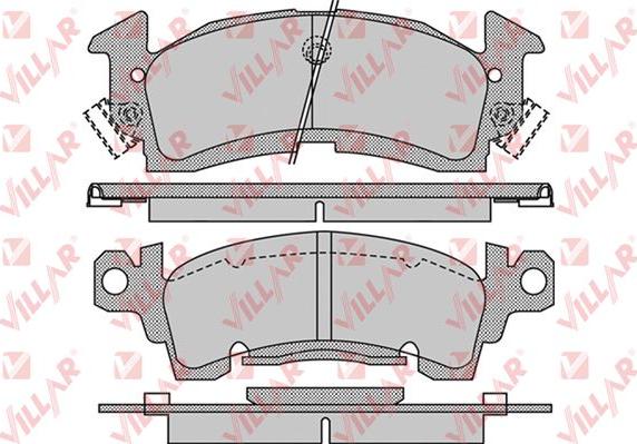 Villar 626.1032 - Set placute frana,frana disc aaoparts.ro