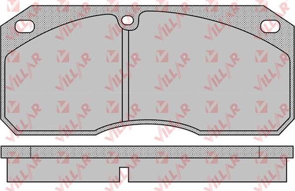 Villar 626.1149 - Set placute frana,frana disc aaoparts.ro