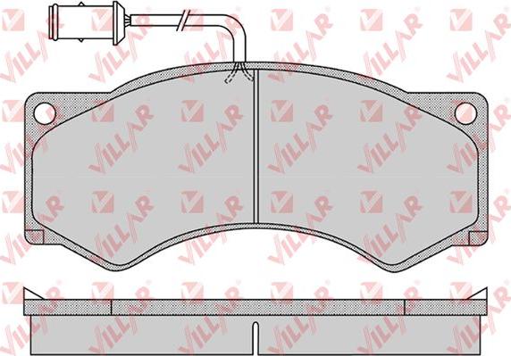 Villar 626.1143 - Set placute frana,frana disc aaoparts.ro
