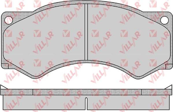 Villar 626.1142 - Set placute frana,frana disc aaoparts.ro