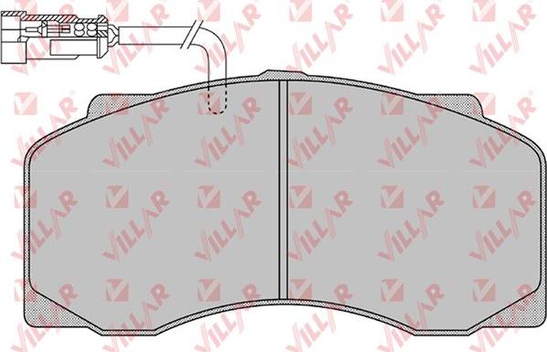 Villar 626.1159 - Set placute frana,frana disc aaoparts.ro