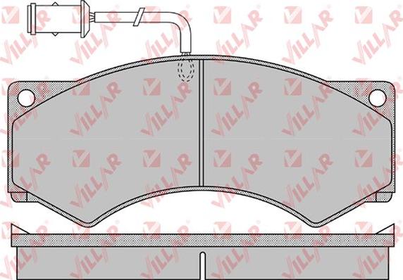 Villar 626.1155 - Set placute frana,frana disc aaoparts.ro