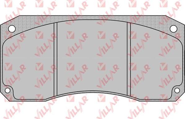 Villar 626.1153 - Set placute frana,frana disc aaoparts.ro