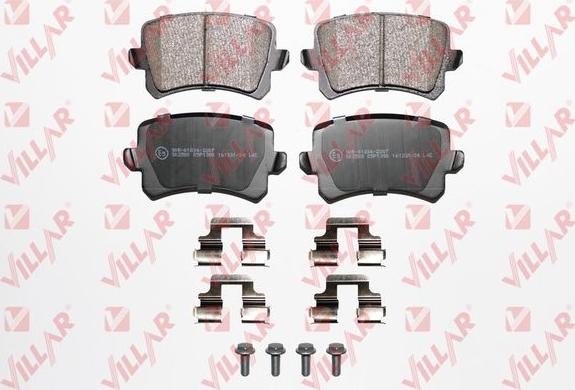 Villar 626.1390K - Set placute frana,frana disc aaoparts.ro
