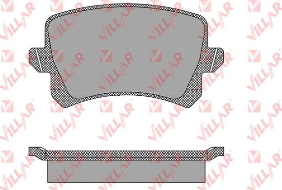Villar 626.1390 - Set placute frana,frana disc aaoparts.ro