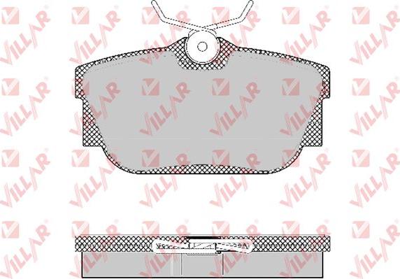 Villar 626.1303 - Set placute frana,frana disc aaoparts.ro