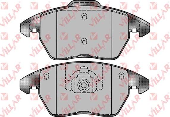 Villar 626.1248 - Set placute frana,frana disc aaoparts.ro