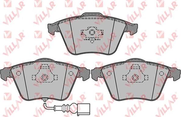 Villar 626.1270 - Set placute frana,frana disc aaoparts.ro